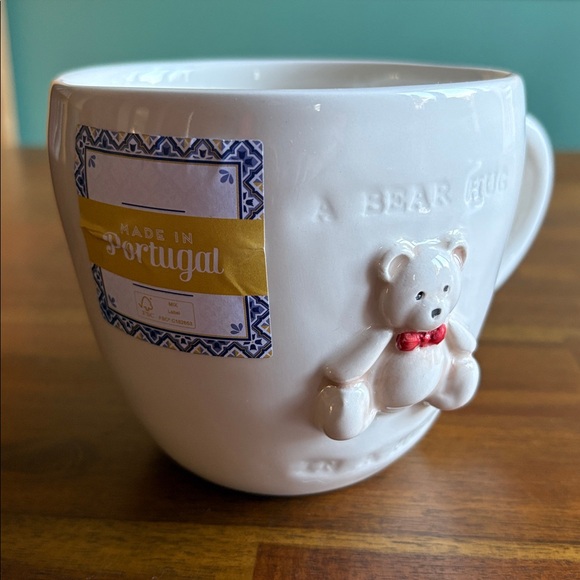 Teddy Bear Extruded 3D Mug  - made in Portugal - A Bear hug in a mug - Picture 6 of 7